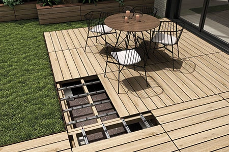 Exadeck ceramic decking systems